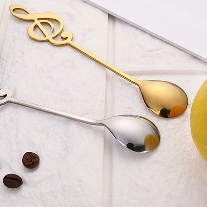 Creatieve Muzieknootlepel voor Koffie en Thee 2