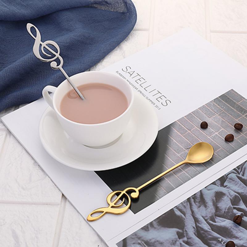 Creatieve Muzieknootlepel voor Koffie en Thee 5