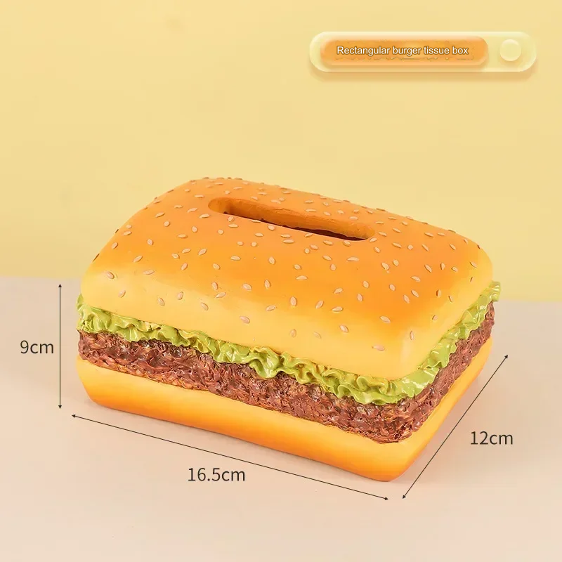 Creatieve Tissuehouder Hamburger Design voor Speelse Interieurs 5