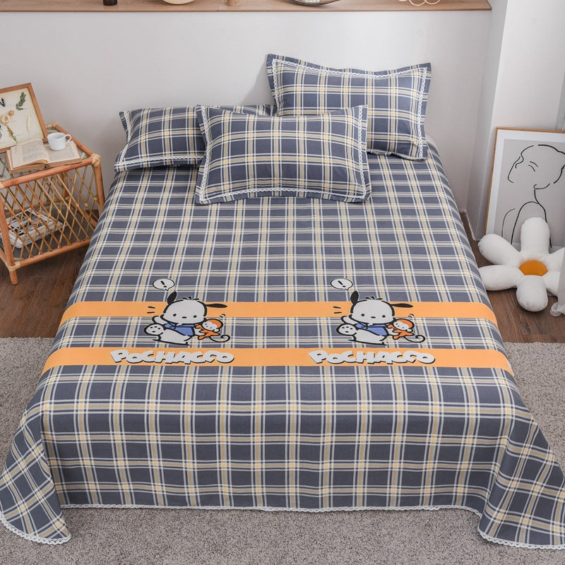 Dames Beddengoedset Modern Ruitpatroon 11