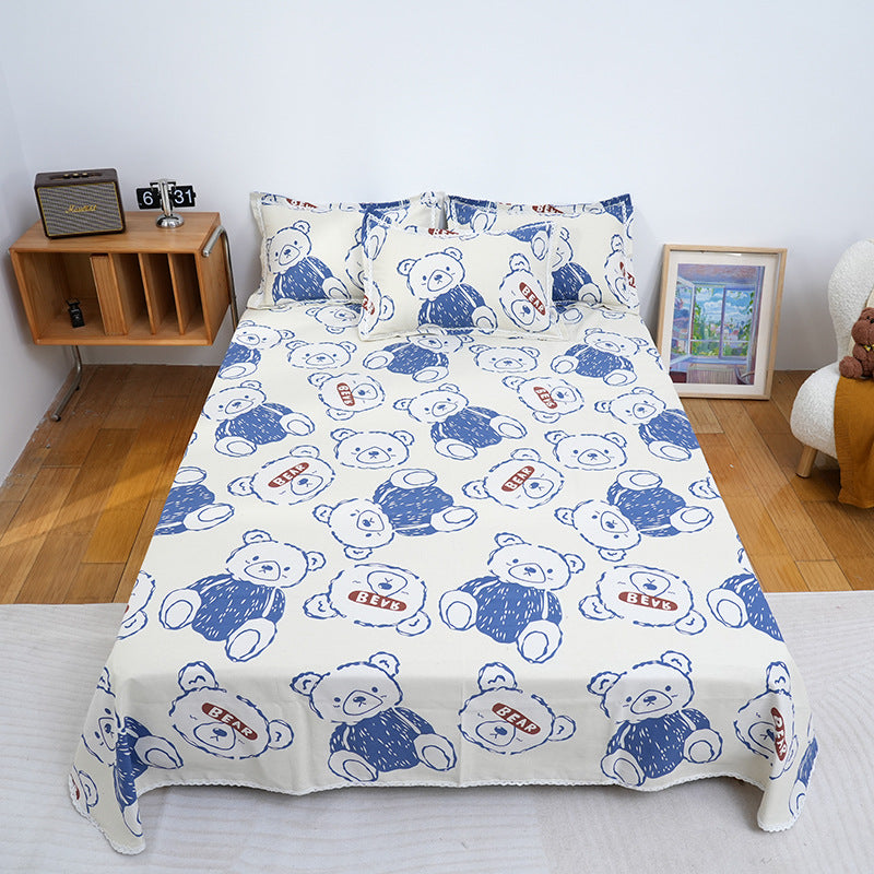 Dames Beddengoedset Modern Ruitpatroon 5
