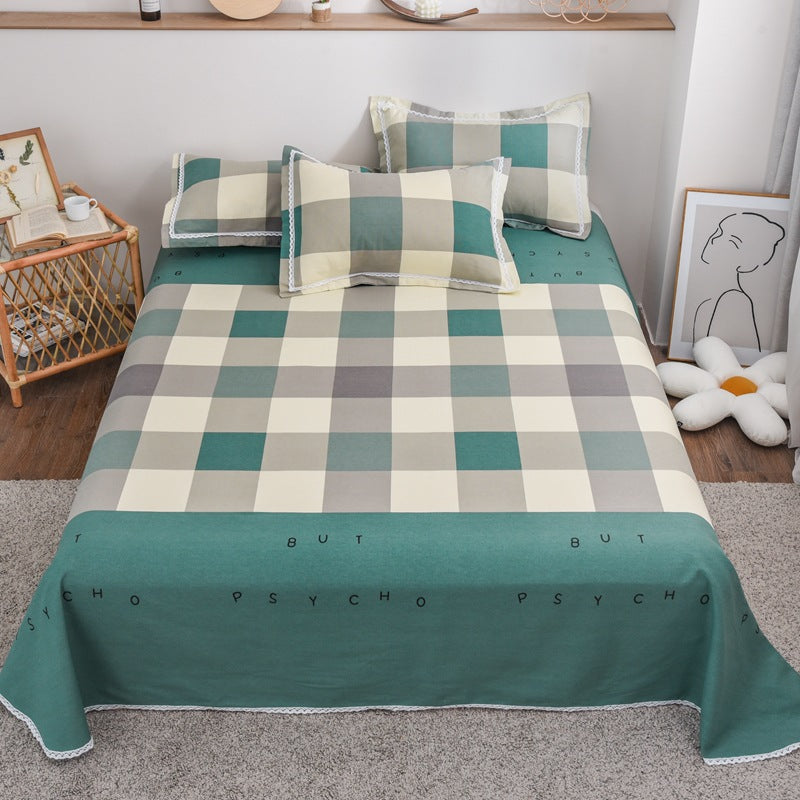 Dames Beddengoedset Modern Ruitpatroon 7