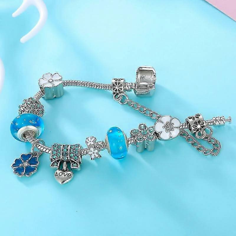 Dames Bedelarmband Bloemontwerp 6