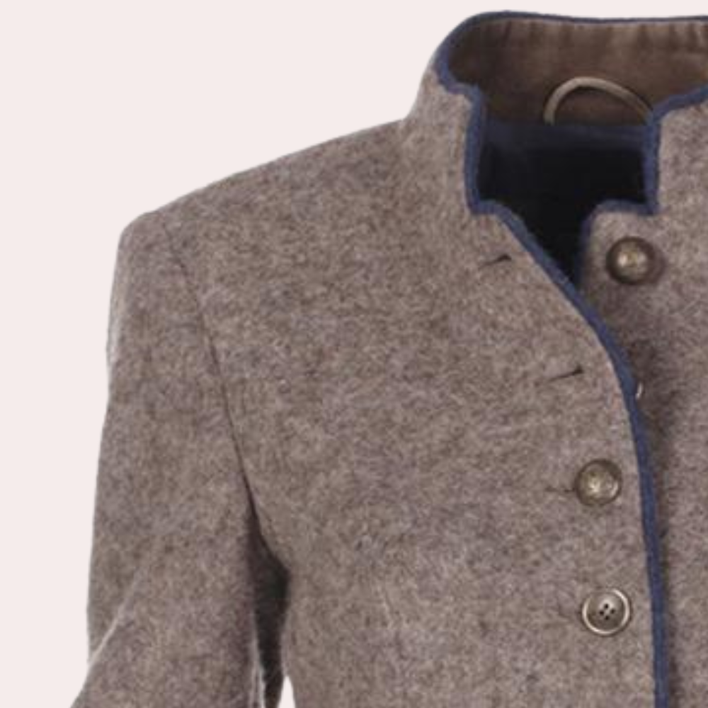 Dames Blazer Met Gestructureerde Pasvorm Voor Zakelijke En Casual Gelegenheden 2