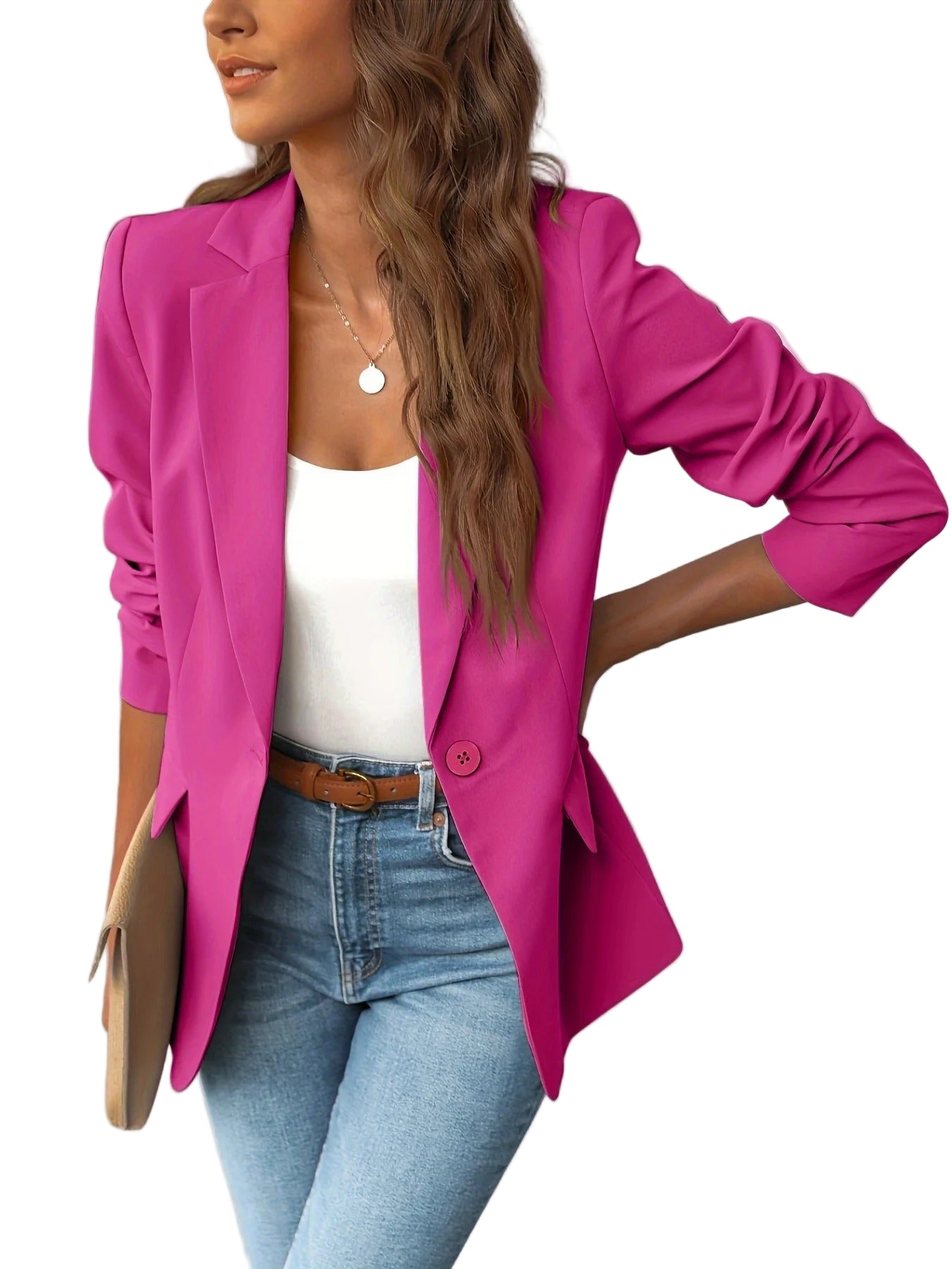 Dames Blazer Modern Muse Lichtgewicht Gestructureerd 0