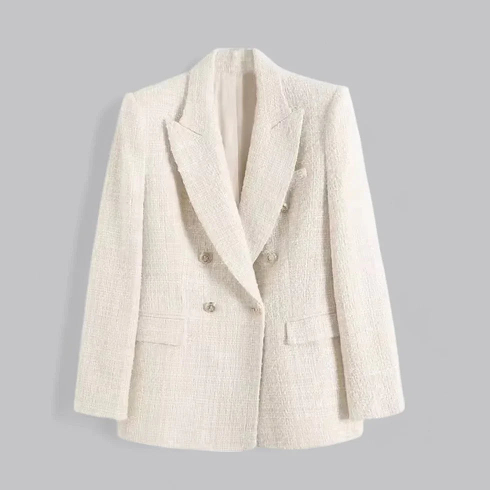Dames Blazer in Tweedstijl 0
