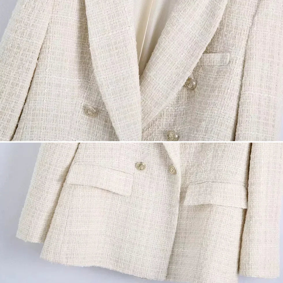 Dames Blazer in Tweedstijl 1