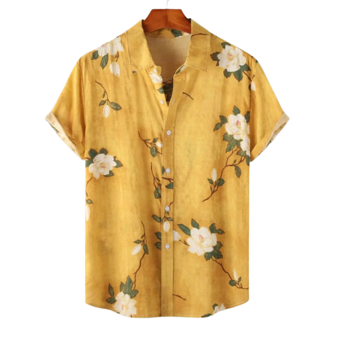 Dames Bloemenblouse Relaxed Stijl Katoen 0