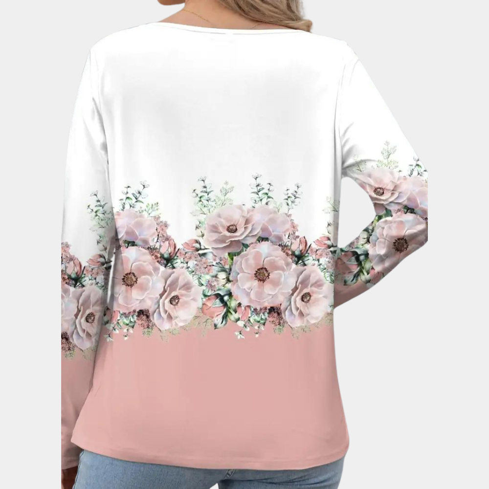 Dames Blouse Bloemprint Stijlvol 2