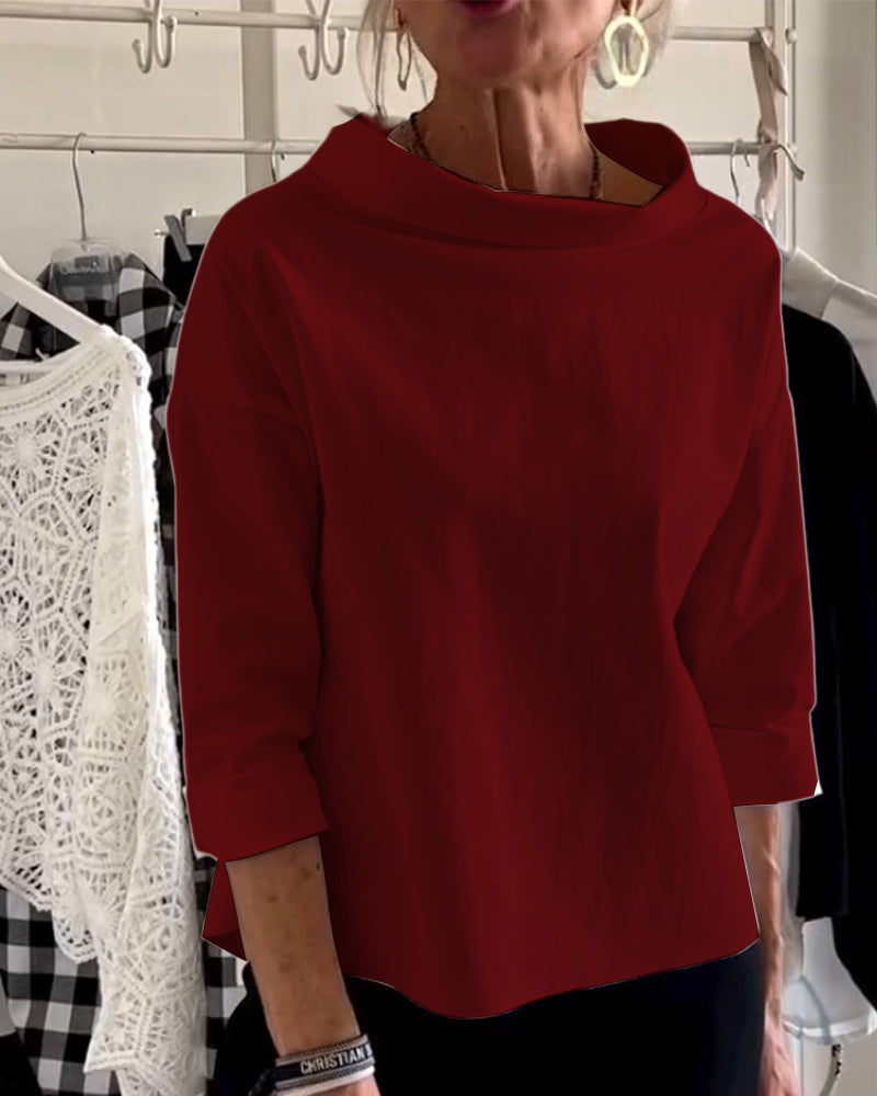 Dames Blouse Hoogwaardige Stof Tijdloos Design 7