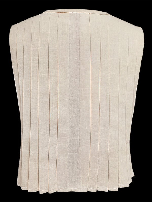 Dames Blouse van Katoen en Linnen met Bandjes 2