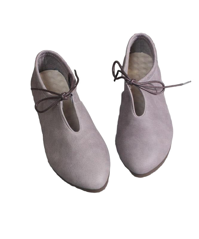 Dames Boho Veterschoenen Paars 0