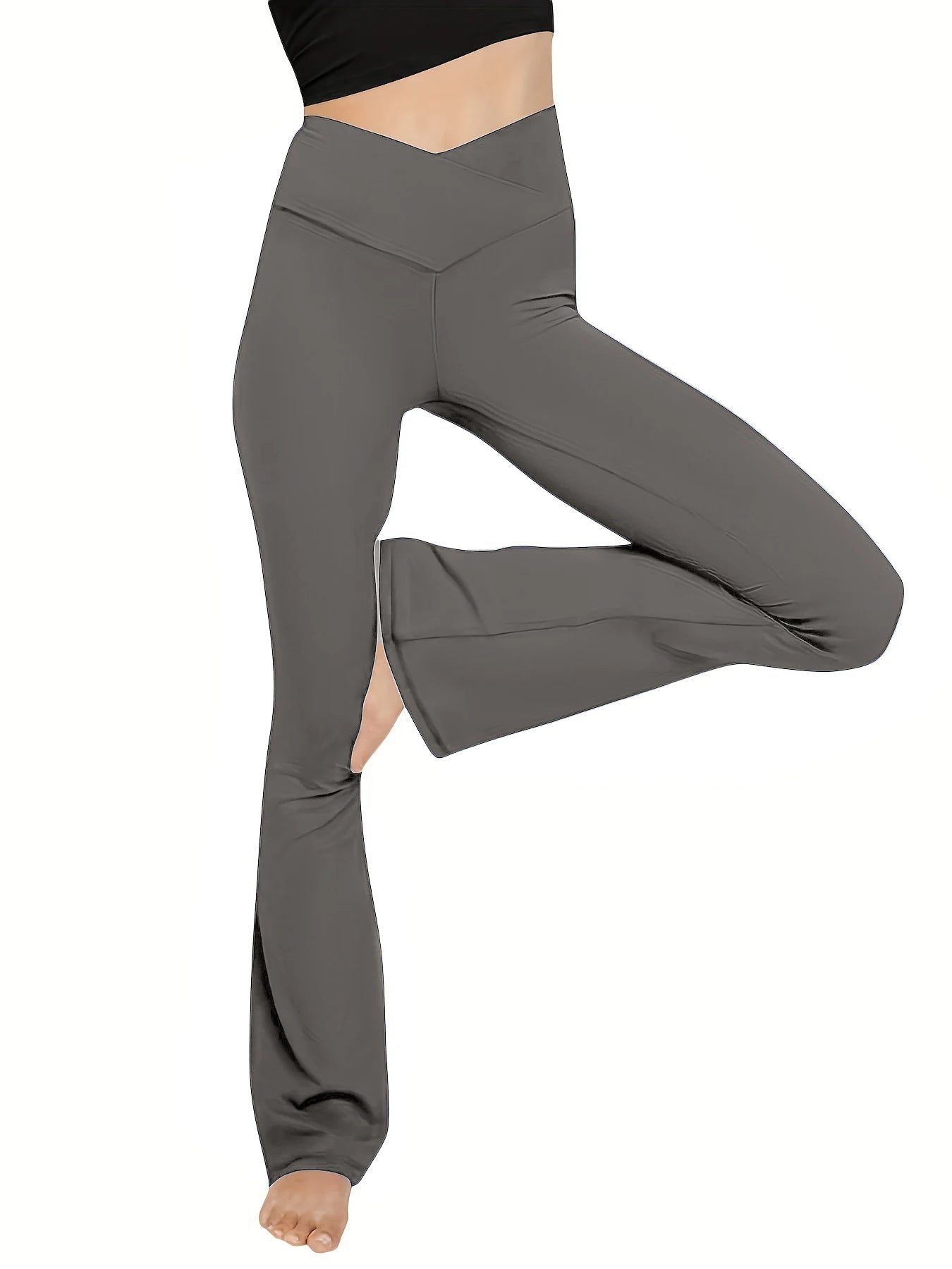 Dames Bootcut Legging met Hoge Taille 4