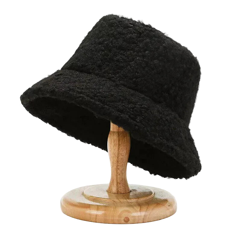 Dames Bucket Hat Teddy Trendy voor Winterstijl 0