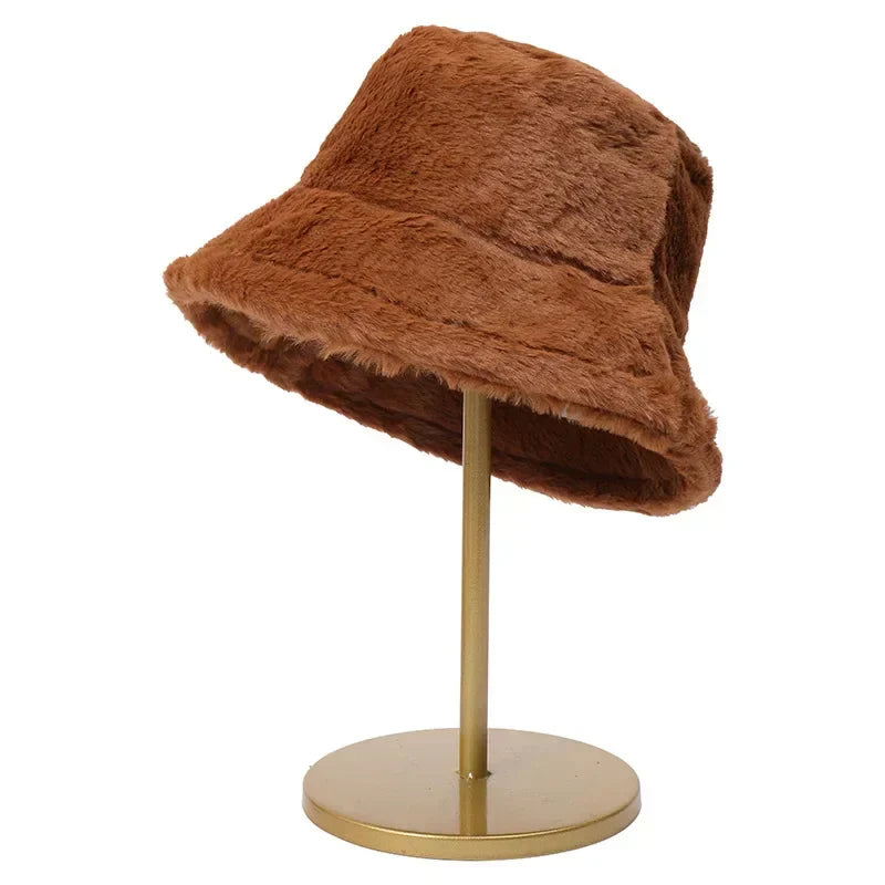 Dames Bucket Hat Warm en Trendy voor Herfstoutfits 13