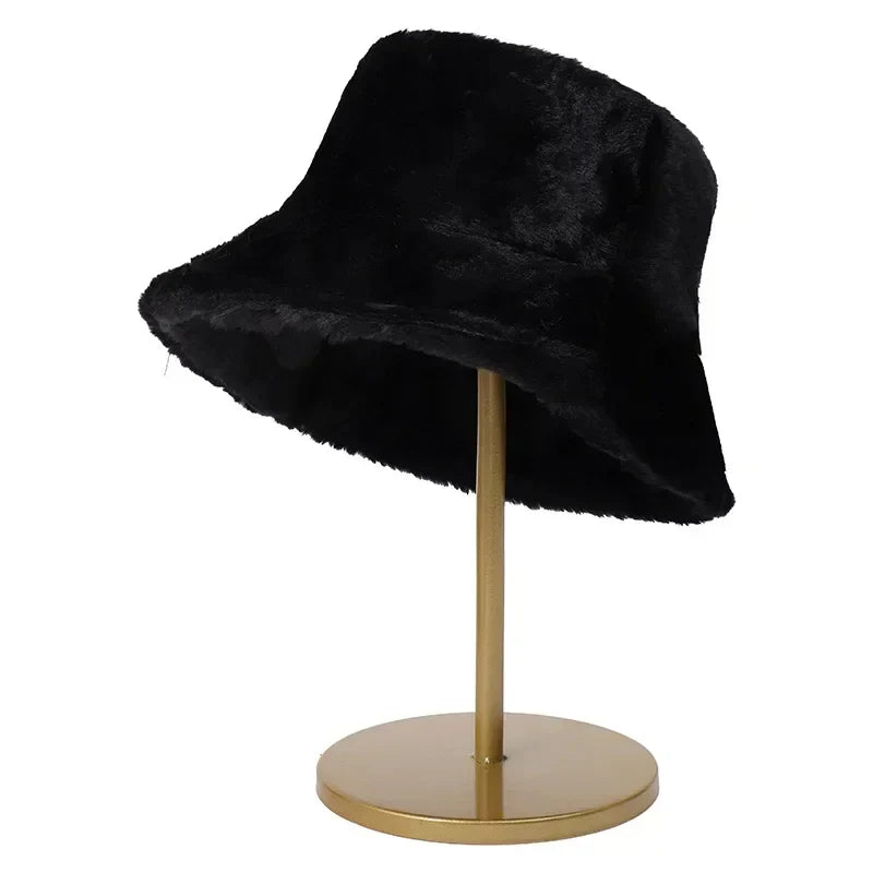 Dames Bucket Hat Warm en Trendy voor Herfstoutfits 3