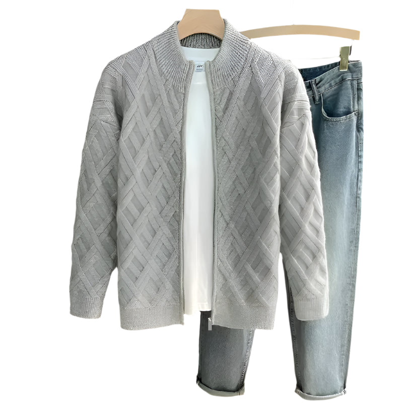 Dames Cardigan Gebreid Uniek Patroon Zacht Materiaal 0