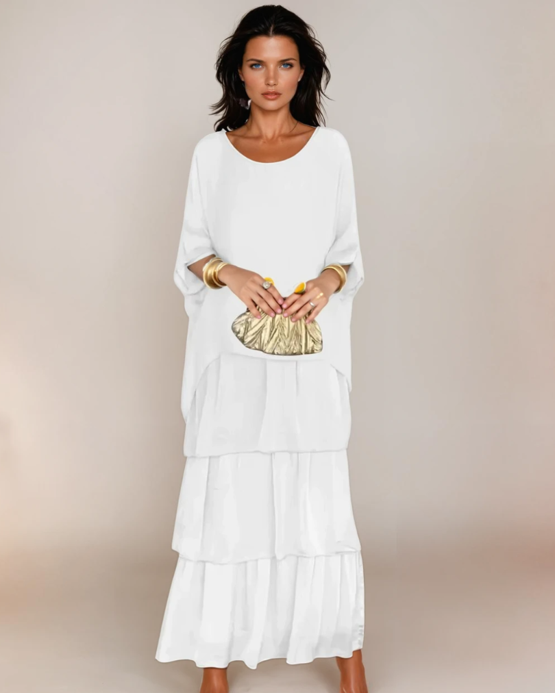 Dames Casual Jurk Elegante Stijl Hoogwaardige Stof voor Feestelijke Kleding 1