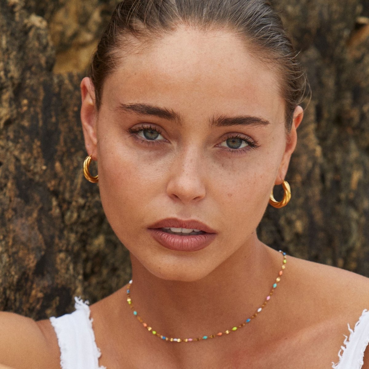 Dames Choker Ketting Met Regenboogstijl Trendy Accessoire 1