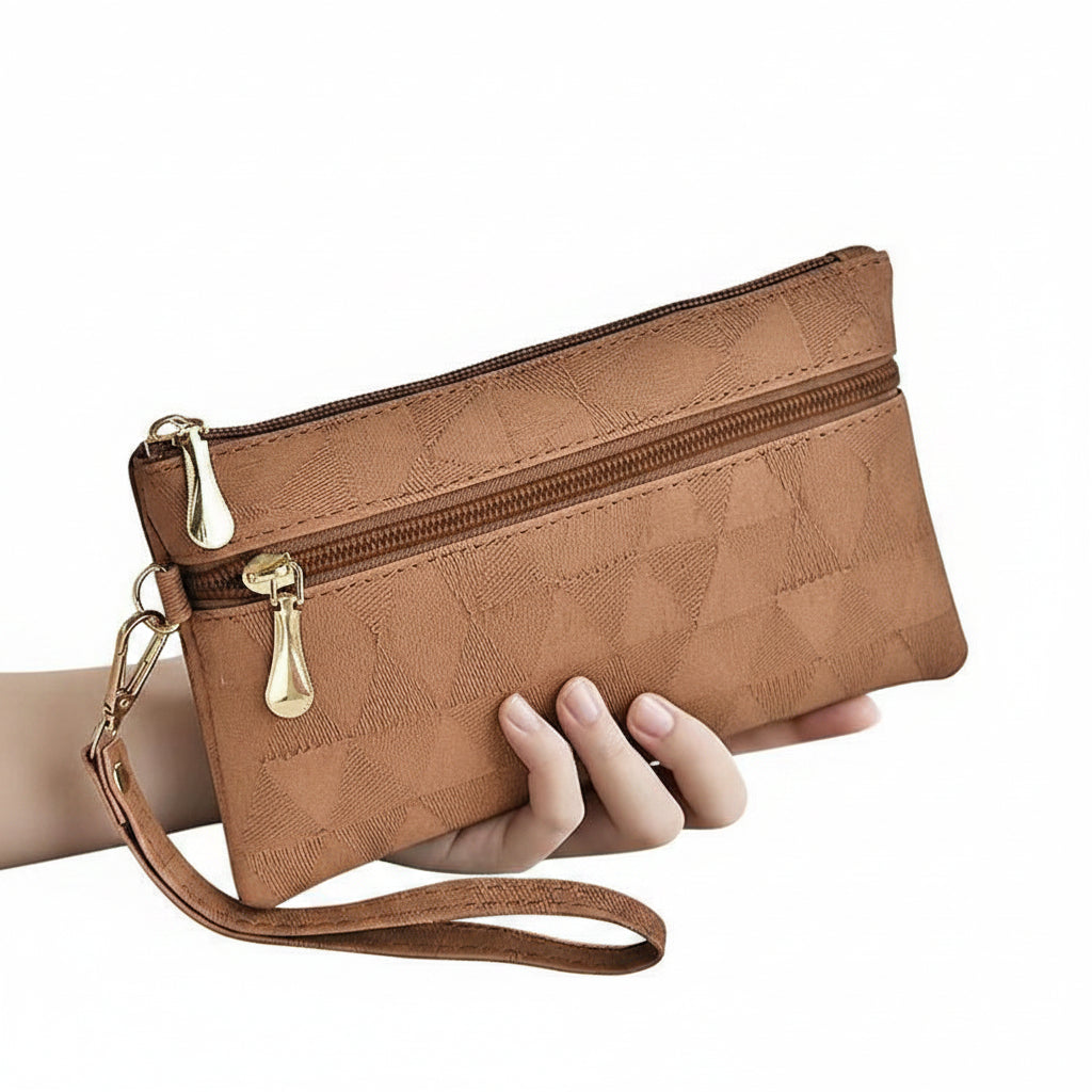 Dames Clutch Modern Design Met Ritssluiting 0