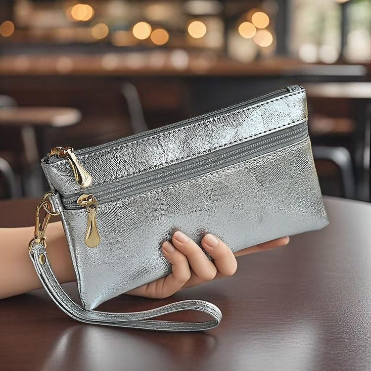 Dames Clutch Modern Design Met Ritssluiting 6