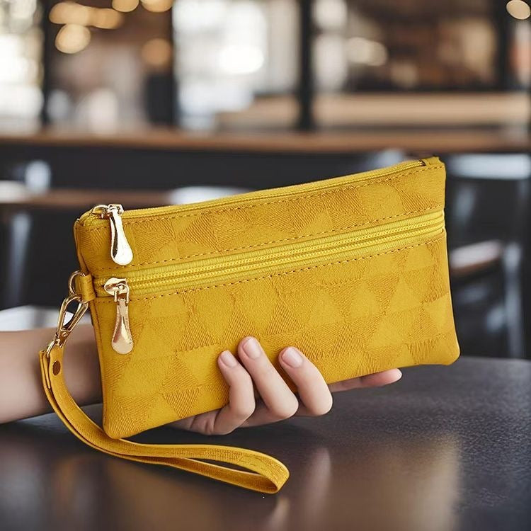 Dames Clutch Modern Design Met Ritssluiting 7