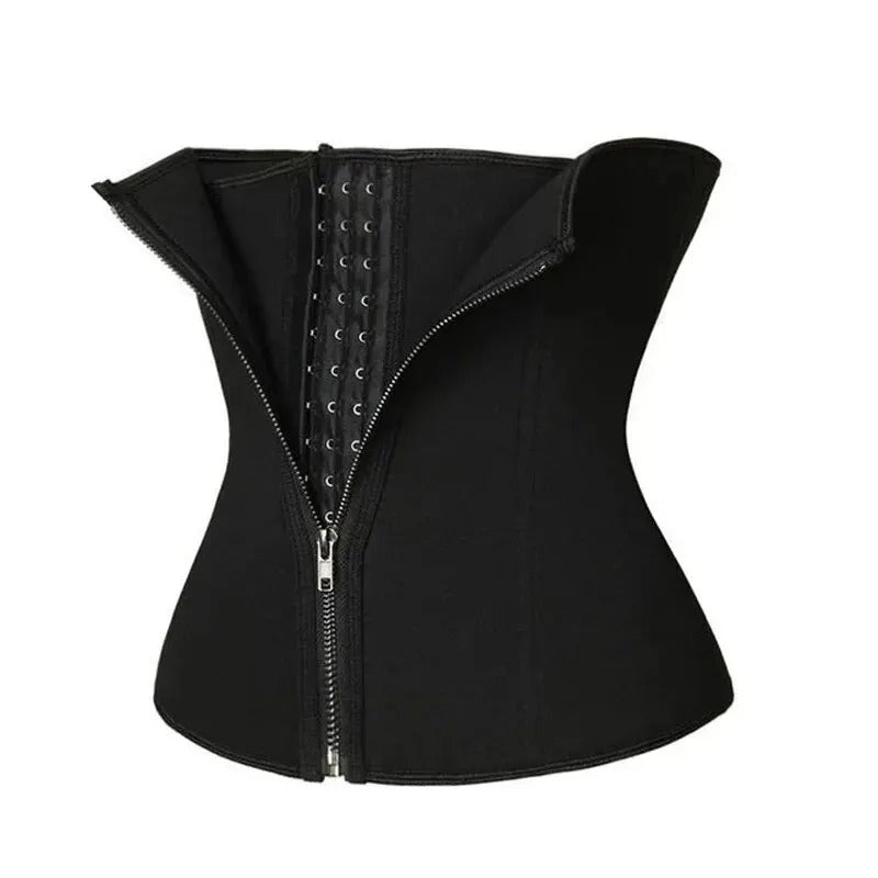 Dames Corset met Ritssluiting en Verstelbare Gespen 0