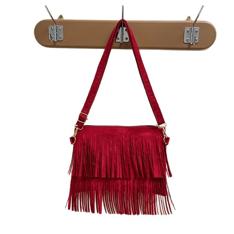 Dames Crossbody Tas Met Franjes Trendy Design 5