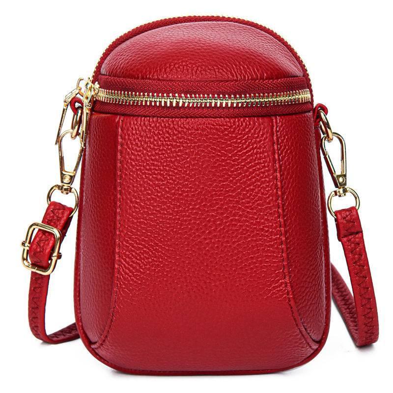 Dames Crossbody Tas Vegan Leer Compact Met Verstelbare Schouderband 5