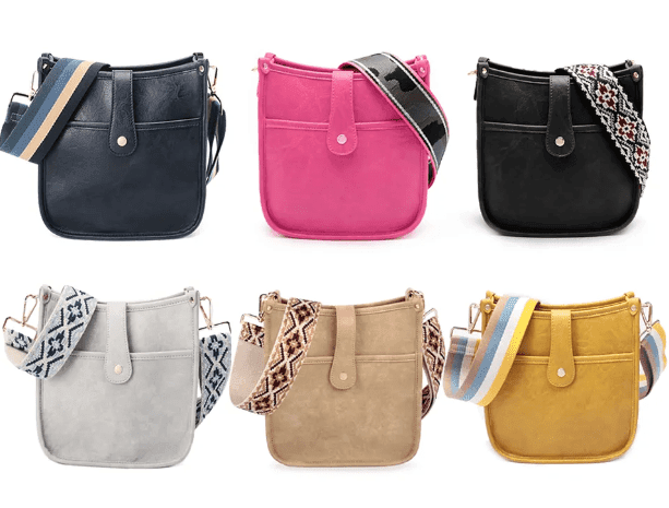 Dames Crossbody Tas Vegan Leer Gitaarriem Stijlvol en Functioneel 1
