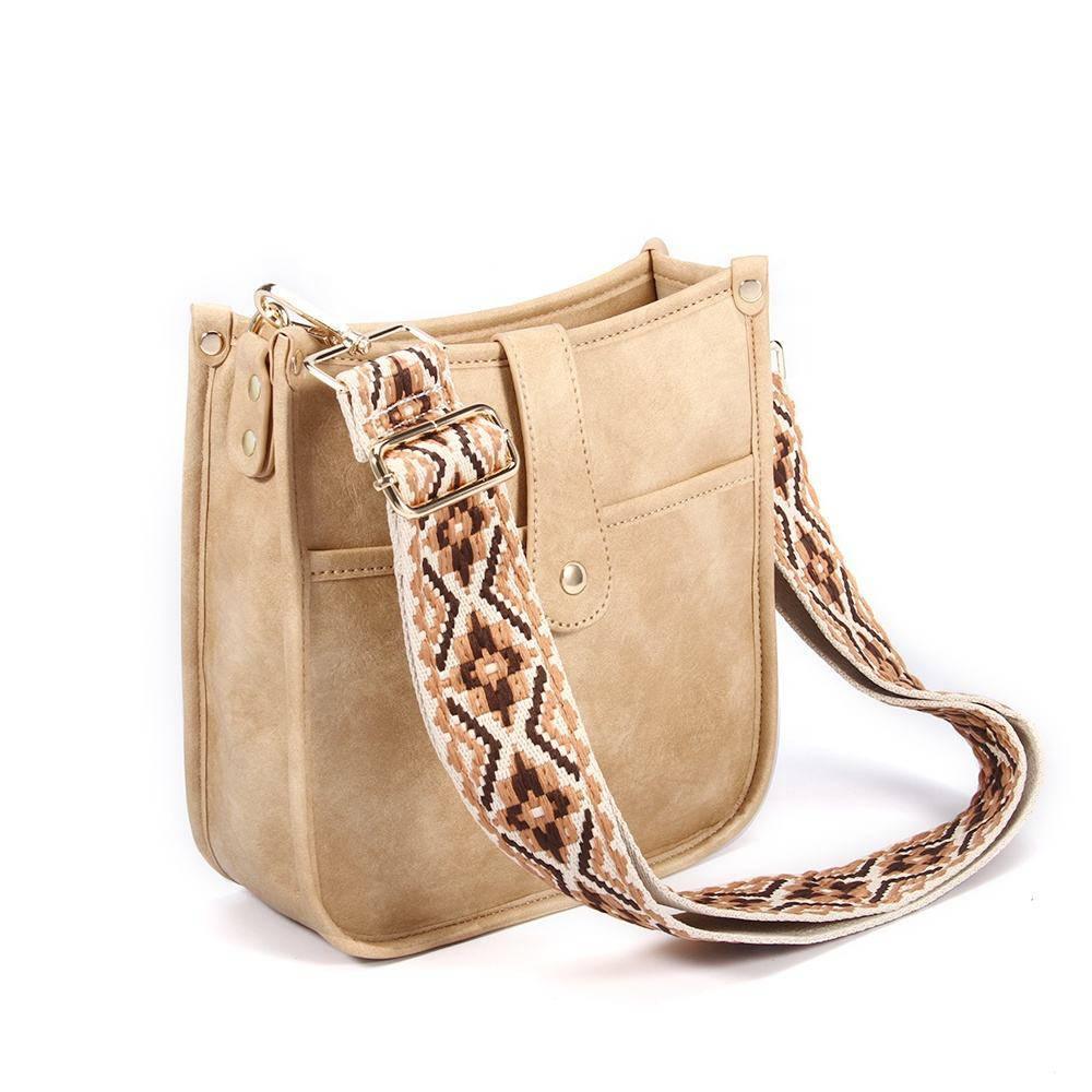 Dames Crossbody Tas Vegan Leer Gitaarriem Stijlvol en Functioneel 6
