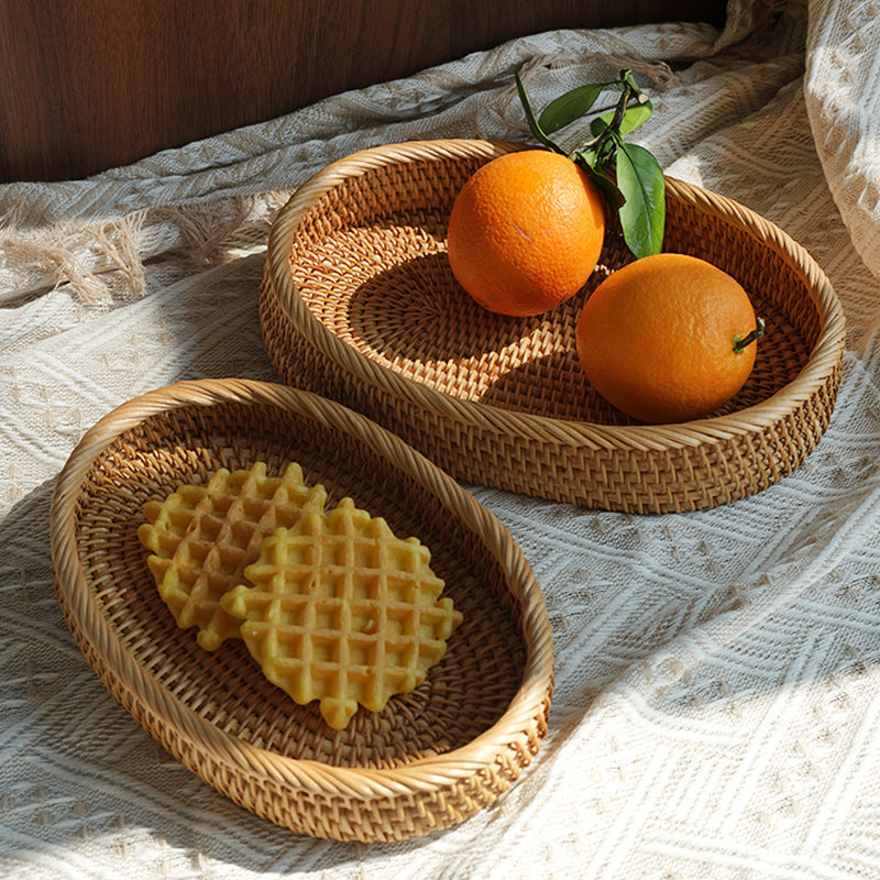Dames Decoratieve Mand Ovaal Stijlvol 1