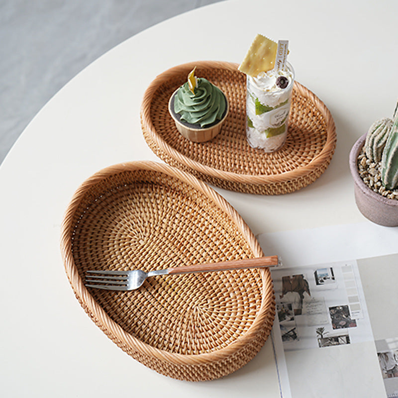 Dames Decoratieve Mand Ovaal Stijlvol 2