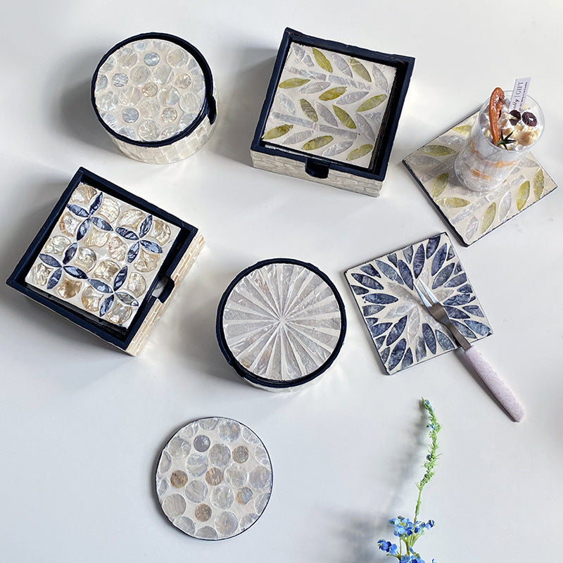 Dames Decoratieve Onderzetters Set voor Glazen met Uniek Ontwerp 1