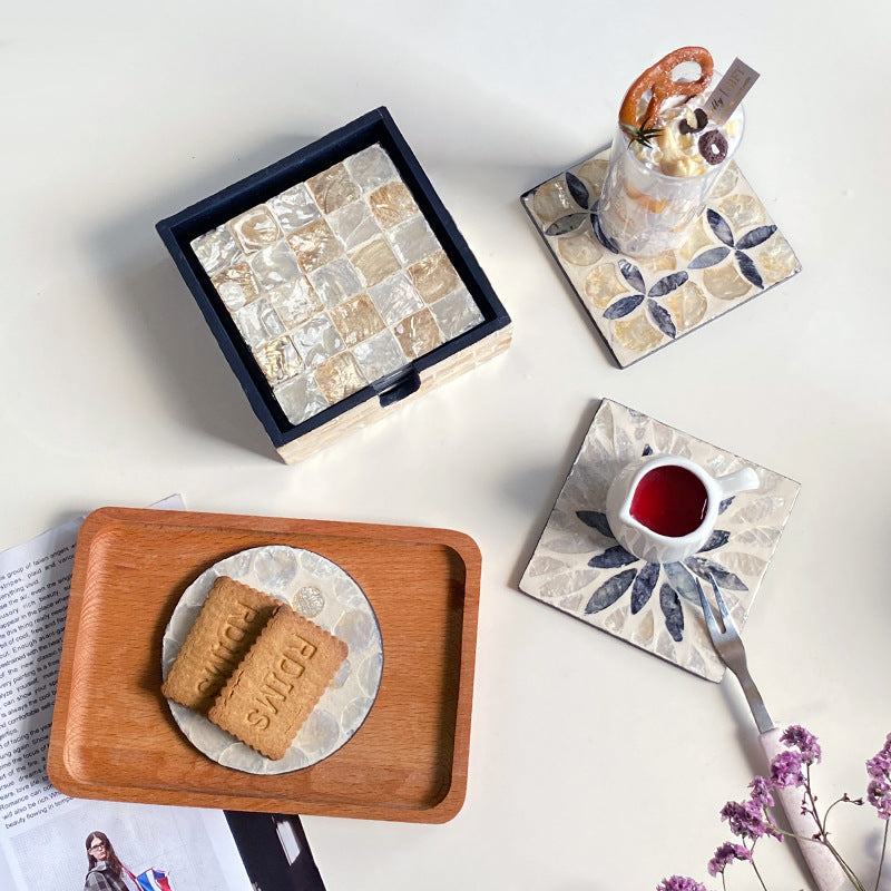 Dames Decoratieve Onderzetters Set voor Glazen met Uniek Ontwerp 2