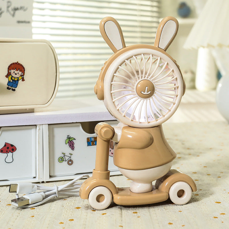 Dames Draagbare Handventilator met Creatief Dierenontwerp 10