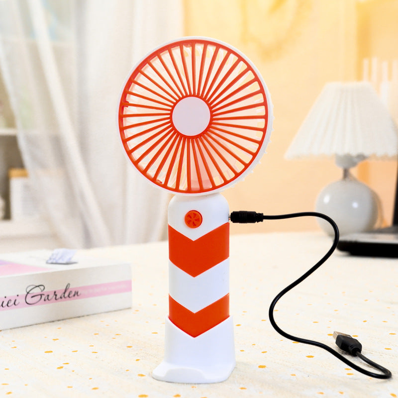 Dames Draagbare Handventilator met Flexibele Standaard voor Verkoeling 3