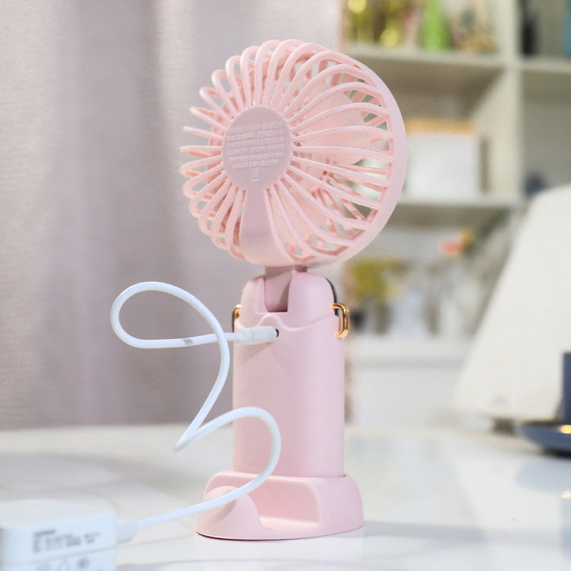 Dames Draagbare Handventilator met Sprayfunctie en USB-oplaadbaarheid 3