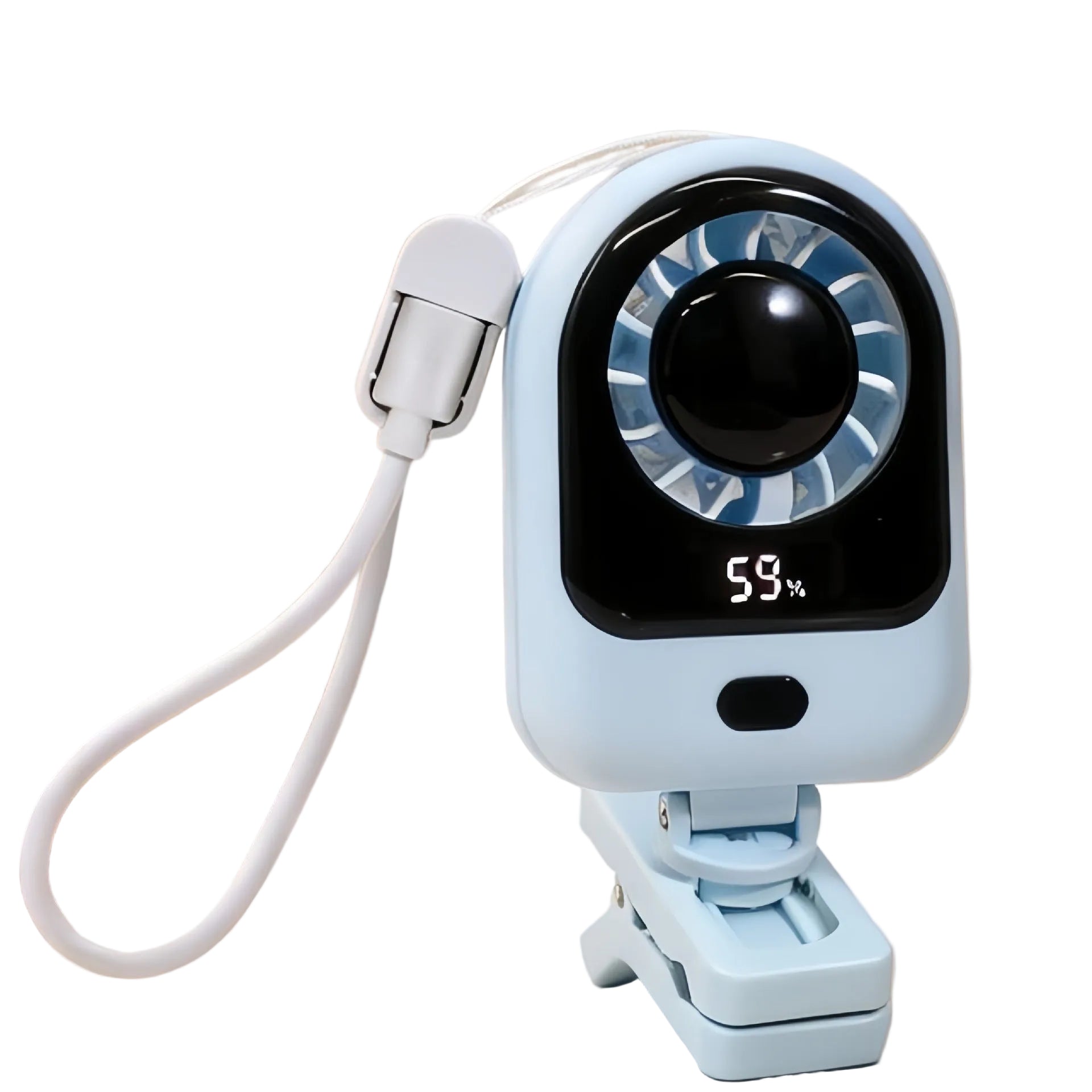 Dames Draagbare Mini Luchtkoeler Met Digitaal Display 0