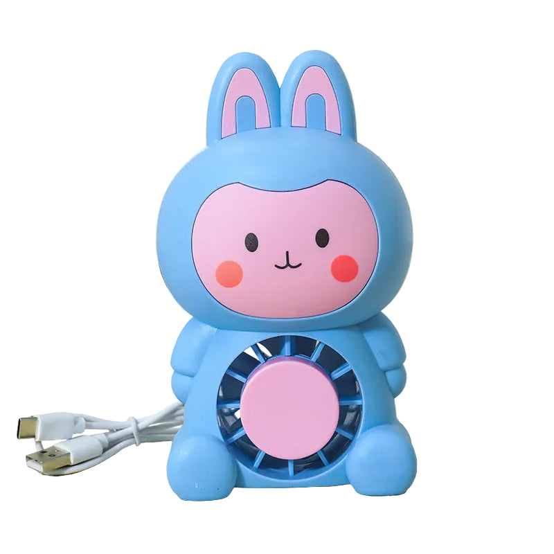 Dames Draagbare Miniventilator met Dierendesign 0