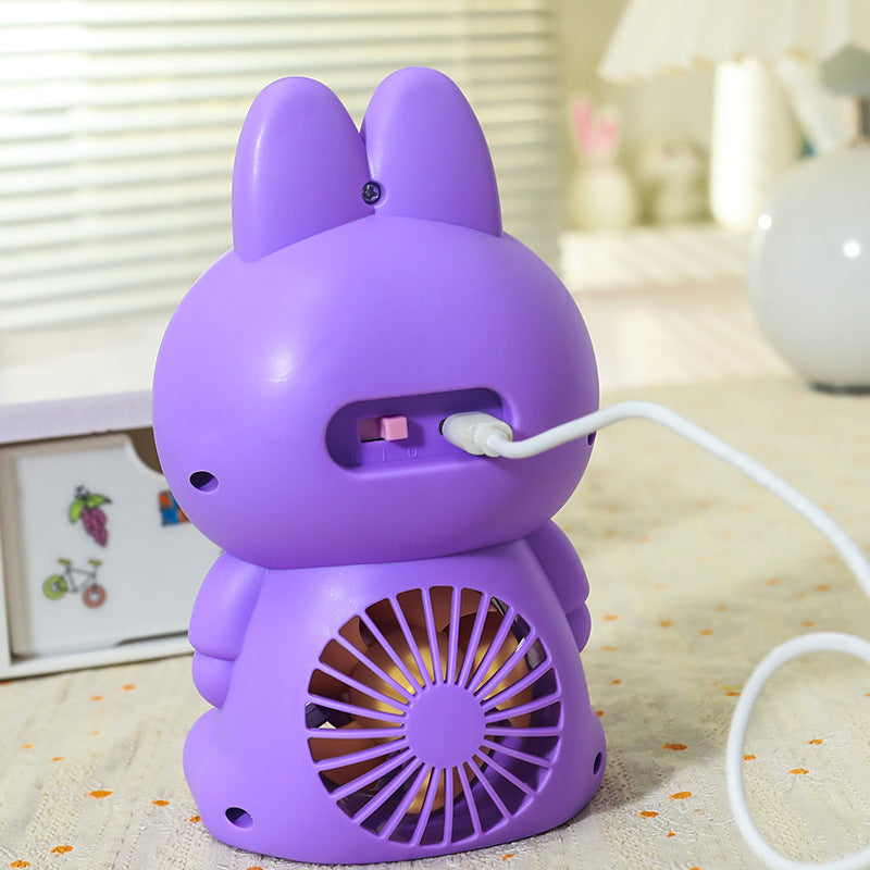Dames Draagbare Miniventilator met Dierendesign 3