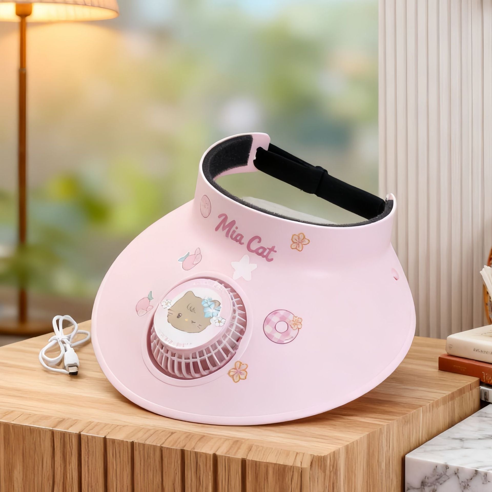 Dames Draagbare Nekventilator Kindvriendelijk Ontwerp 6