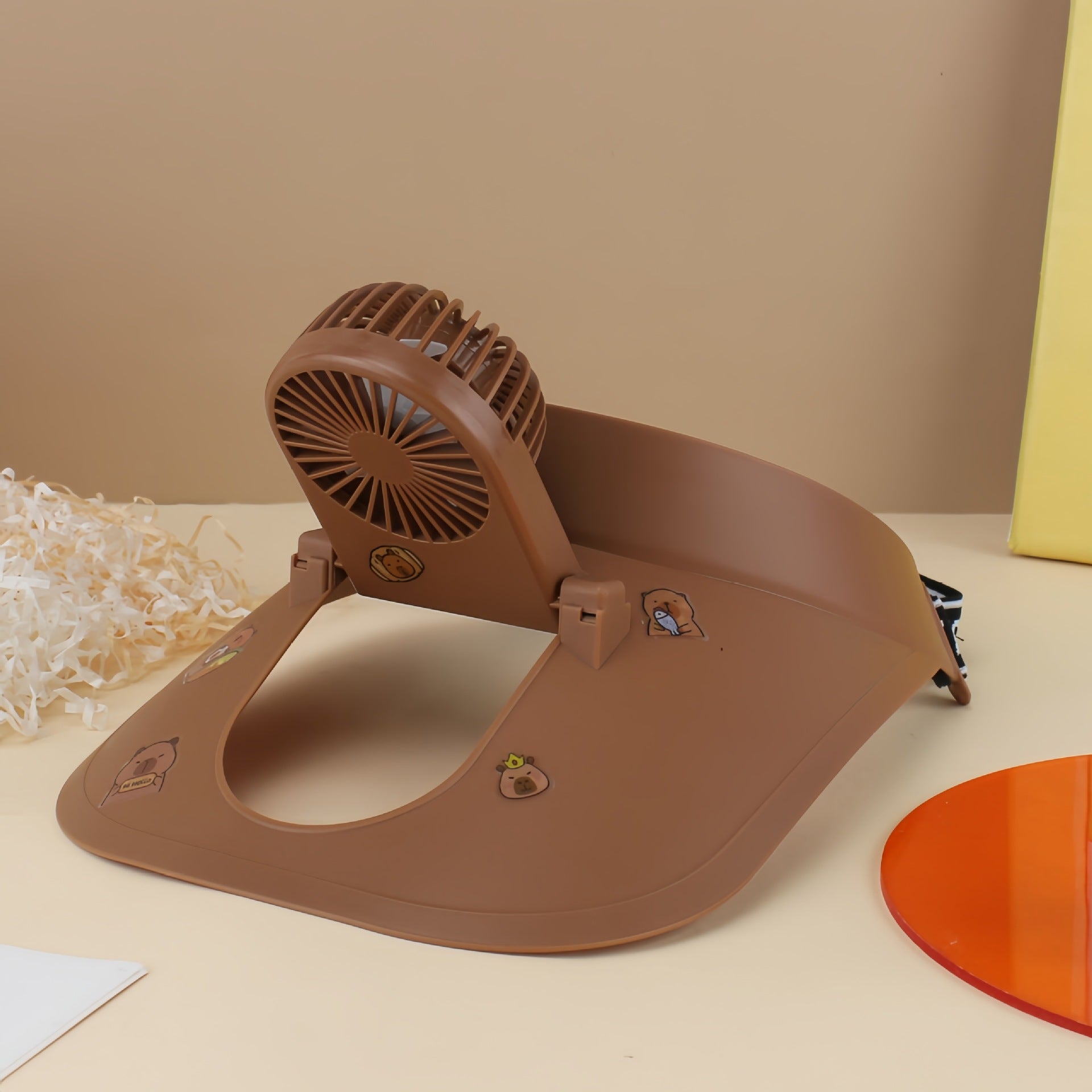Dames Draagbare Nekventilator Lichtgewicht Ergonomisch Ontwerp met Instelbare Snelheden 6