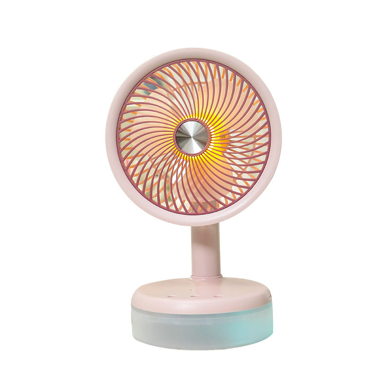 Dames Draagbare Tafelventilator Stijlvol en Flexibel 5