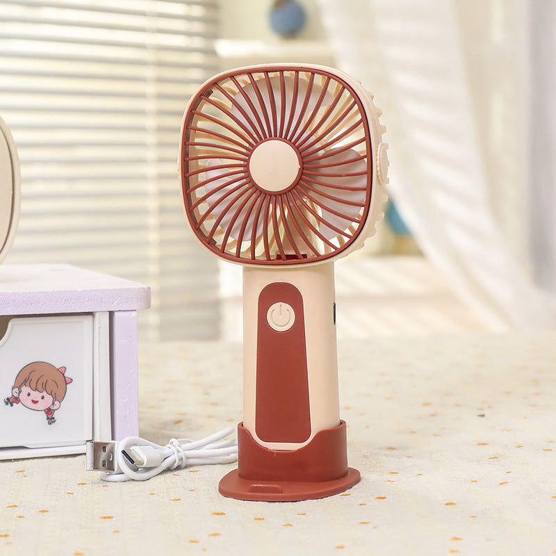 Dames Draagbare USB Handventilator Verstelbare Hoek 7