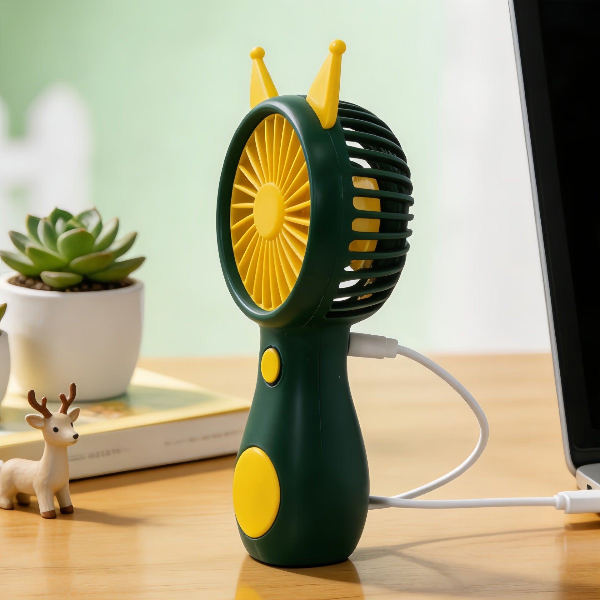 Dames Draagbare USB Handventilator met Schattig Ontwerp 1