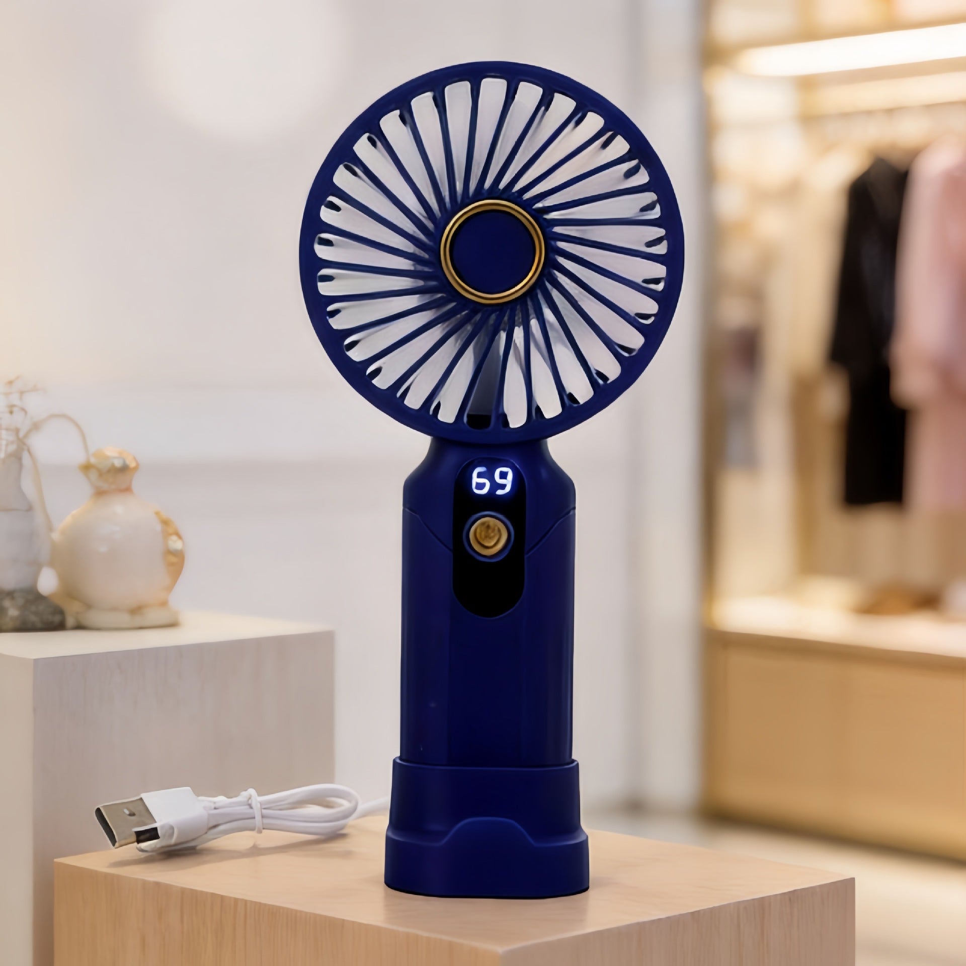 Dames Draagbare USB Ventilator Compact 7