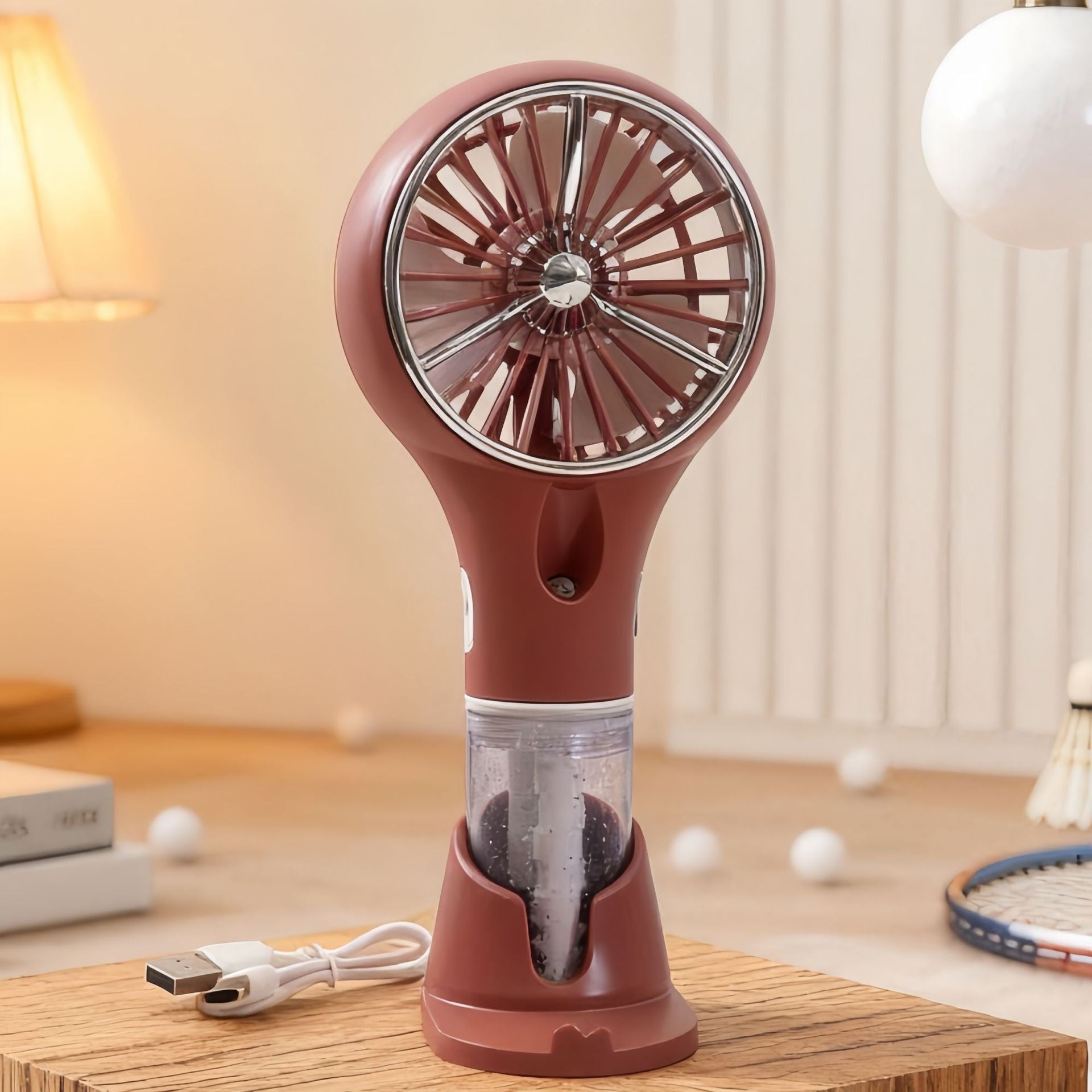 Dames Draagbare Ventilator met Sproeifunctie 12