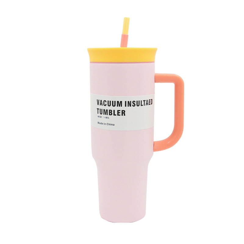 Dames Drinkbeker met Handvat en Rietje 6