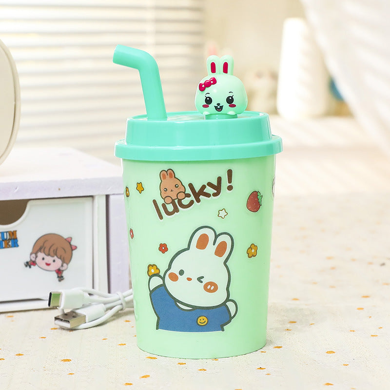 Dames Drinkbeker met Rietje en Dierendesign 6